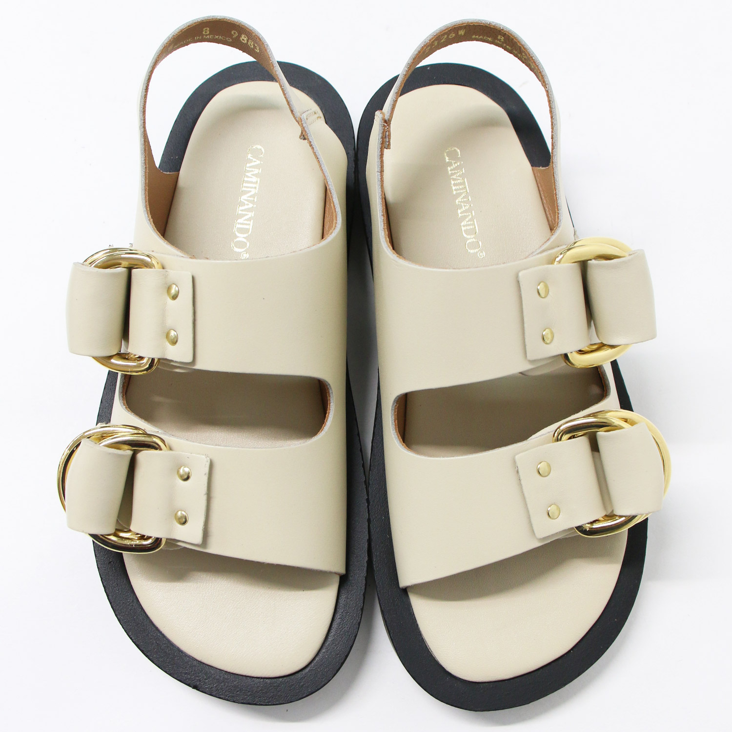 楽天市場】CAMINANDO カミナンド サンダル オフホワイト 38(24.5cm) 24