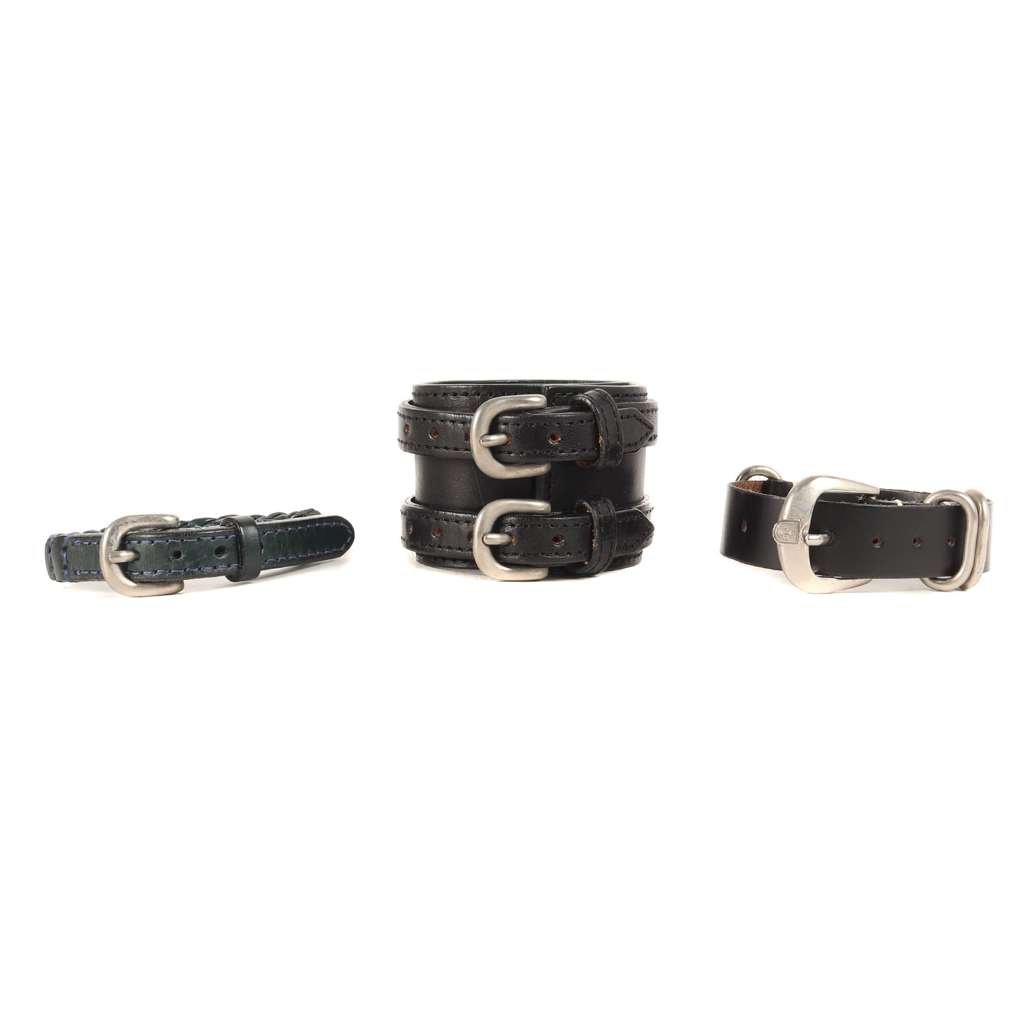 楽天市場】WTAPS ダブルタップス レザー ブレスレット 3種セット