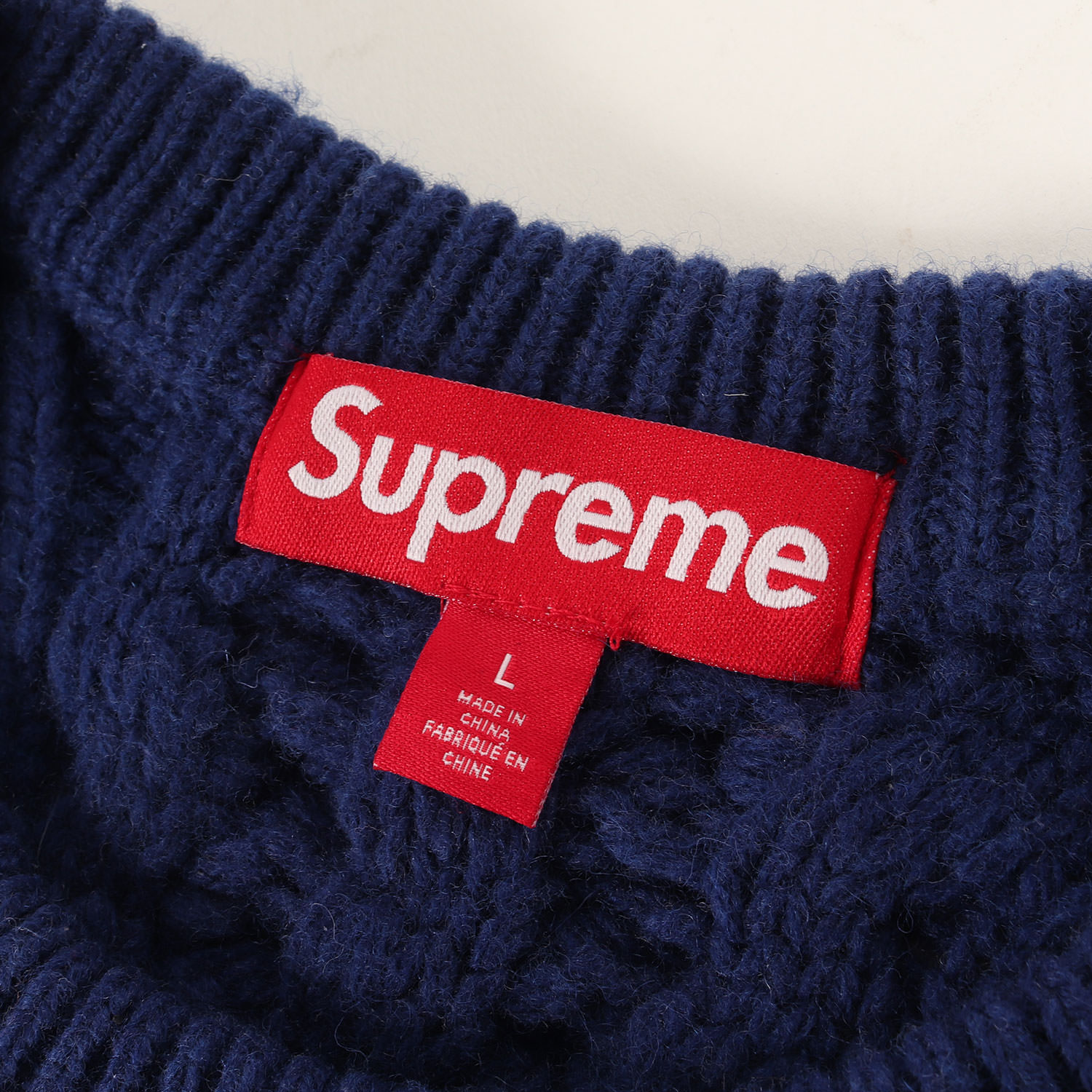 楽天市場】Supreme シュプリーム ニット サイズ:L 23AW ビッグロゴ