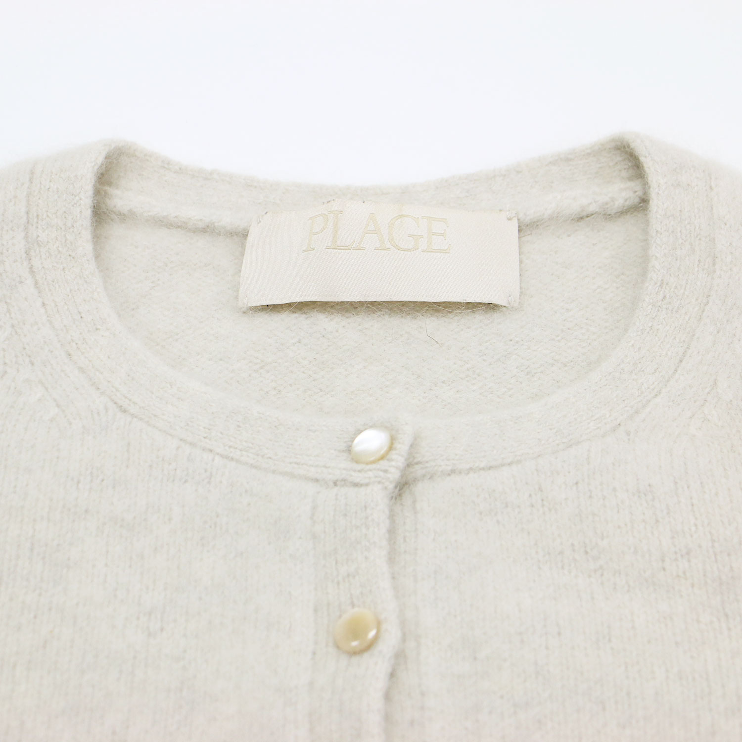 楽天市場】Plage プラージュ カーディガン ライトベージュ サイズ:FREE
