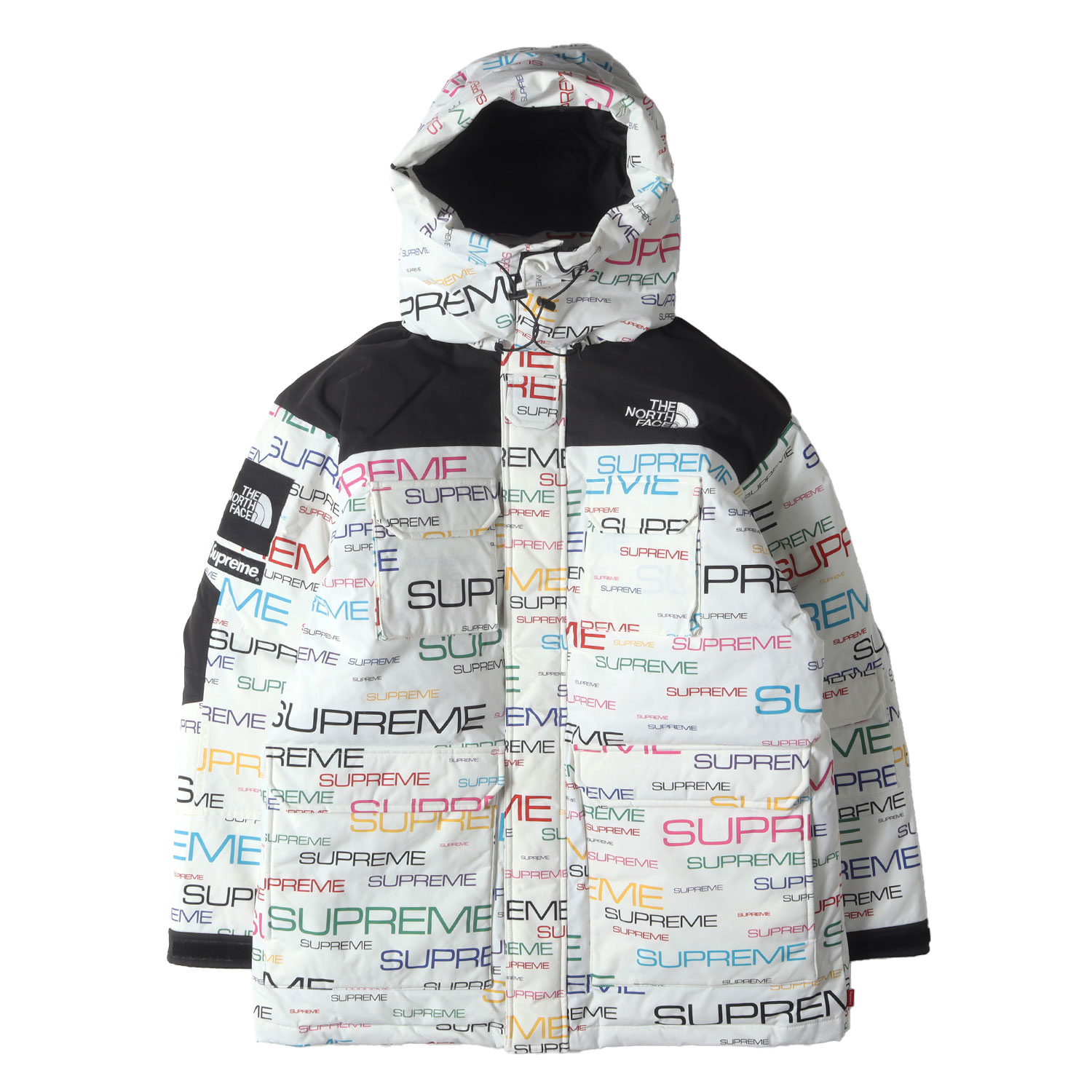 楽天市場】supreme north face down（カラーホワイト）の通販