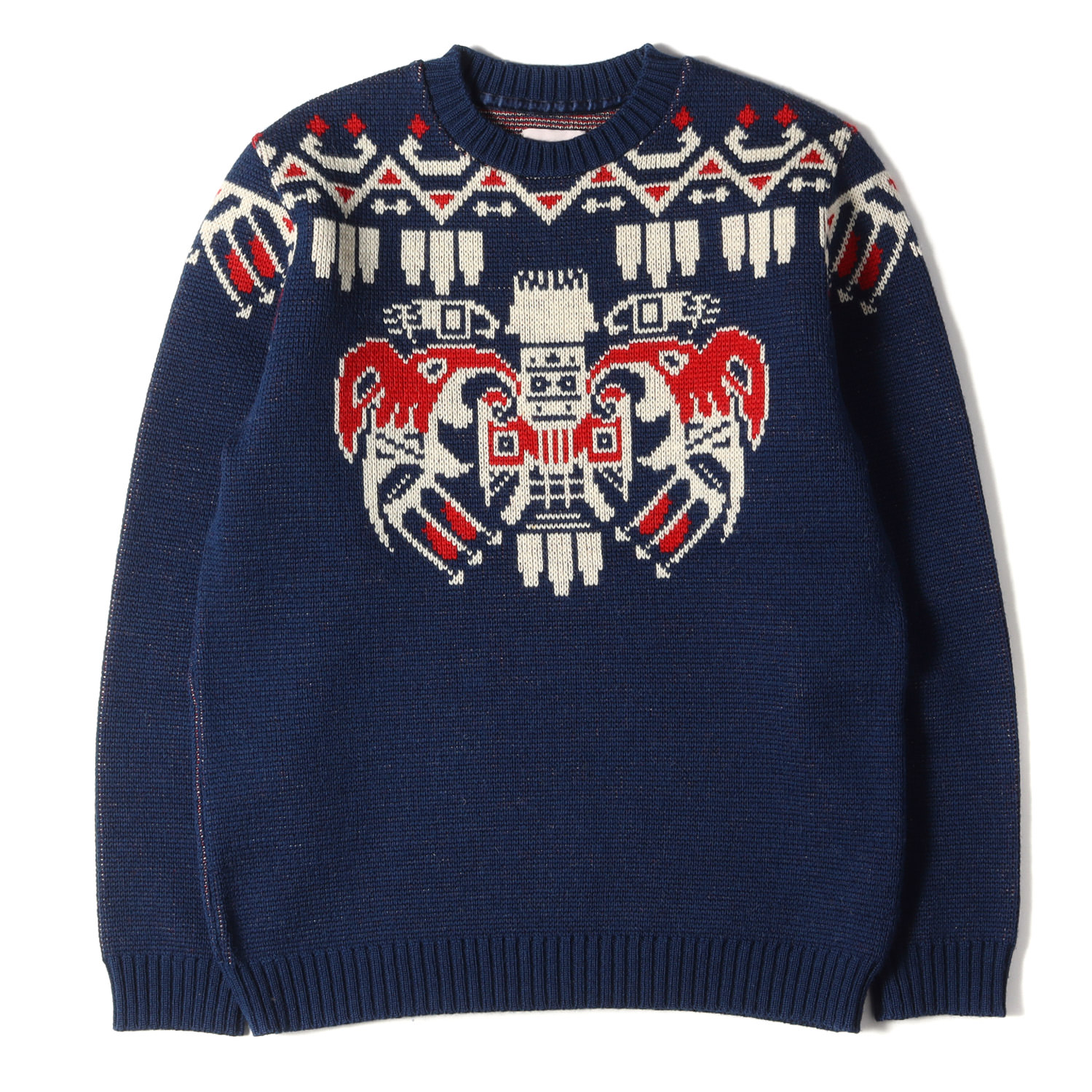 楽天市場】TENDERLOIN テンダーロイン ニット ネイティブ 柄 ウール