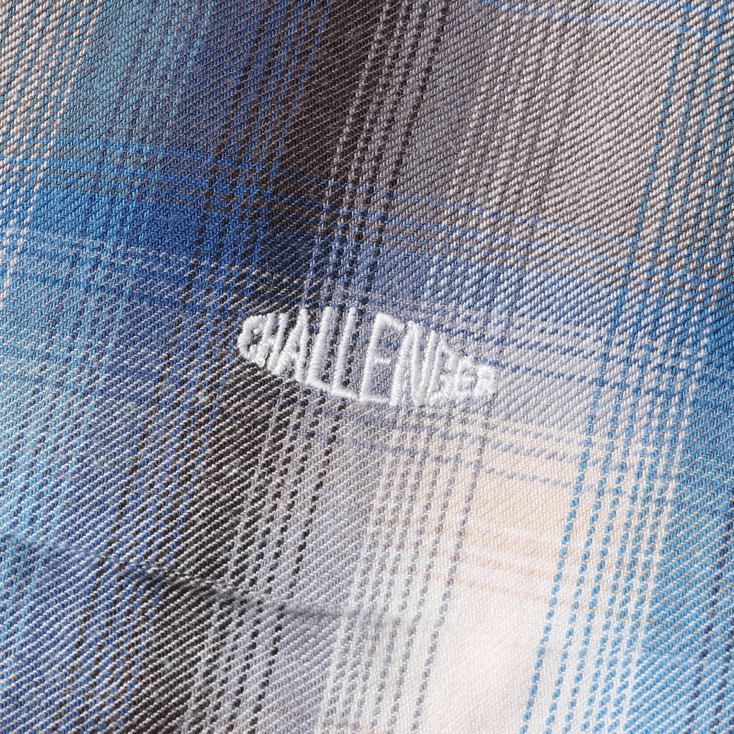 楽天市場】CHALLENGER チャレンジャー シャツ ロゴ 刺繍 オンブレ