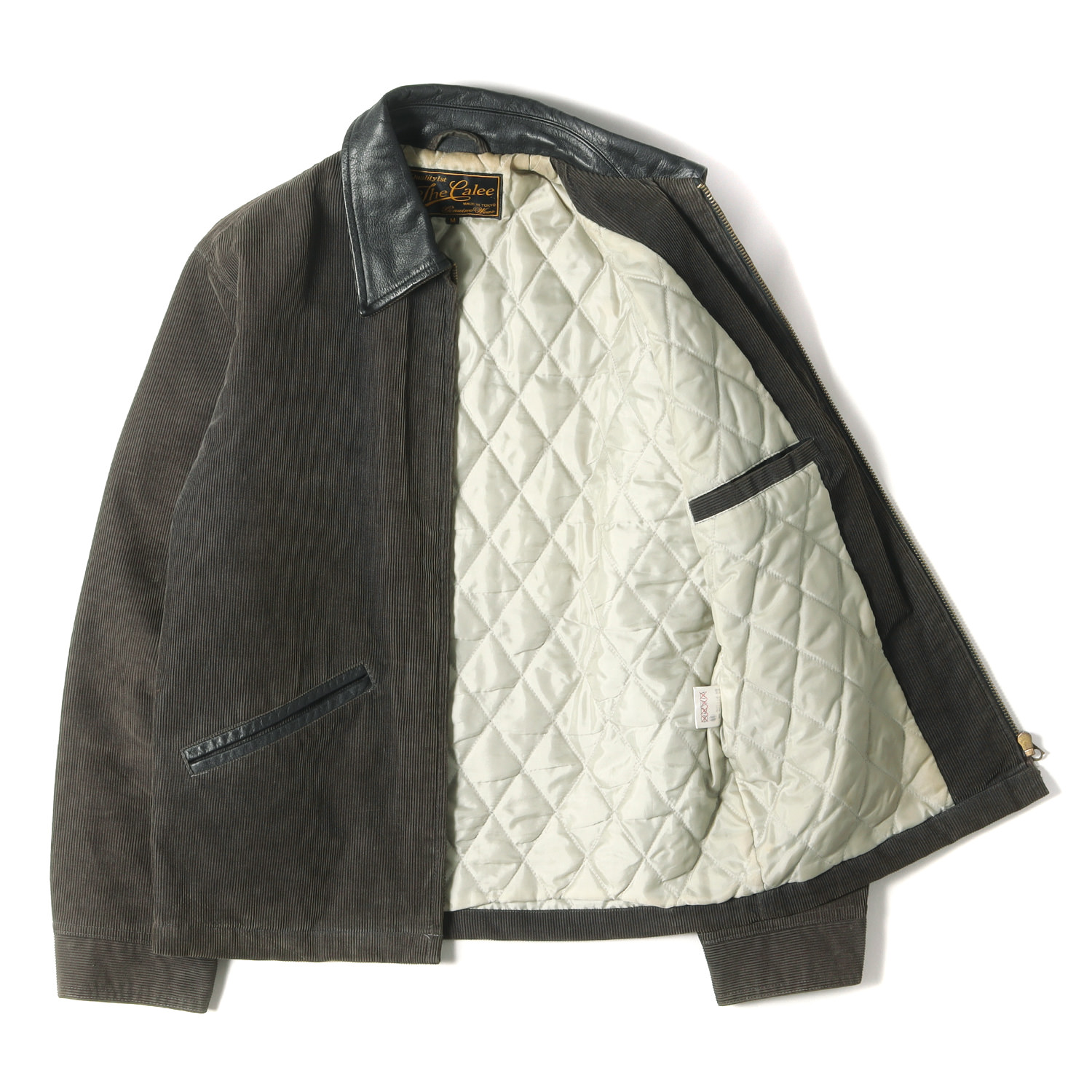 楽天市場】CALEE キャリー ジャケット サイズ:M チェーン刺繍 ロゴ 襟