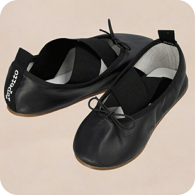 Repetto ブラックレザー ミュール 新品未使用バレエシューズ35
