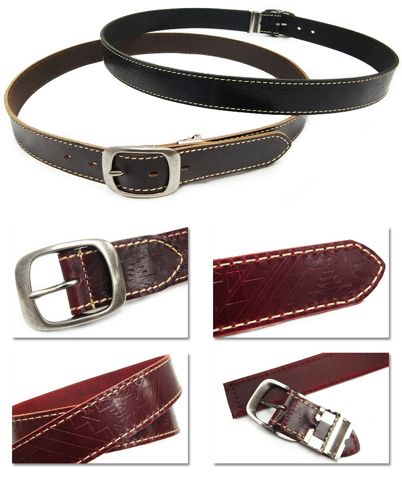 楽天市場】EDWIN メンズ レディース ベルト B496 本革 ブランド 長さ