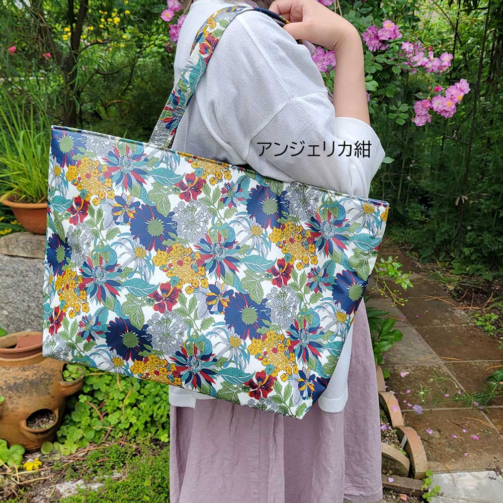 楽天市場】バッグ トート リバティプリント ラージトート 日本製 ベル