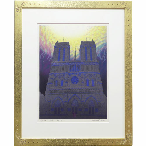 楽天市場】牧野宗則 額付き木版画 『祈り』 1991年 : ベルセーブ