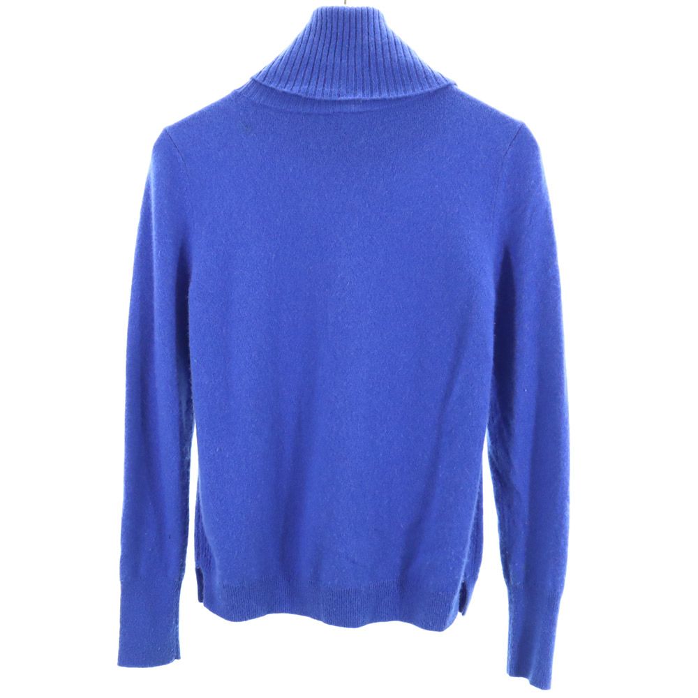 楽天市場】ユニクロ 長袖 カシミヤ100％ タートルネック セーター M 青