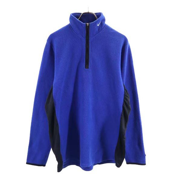 楽天市場】ナイキ ハーフジップ（カラーブルー）（メンズファッション