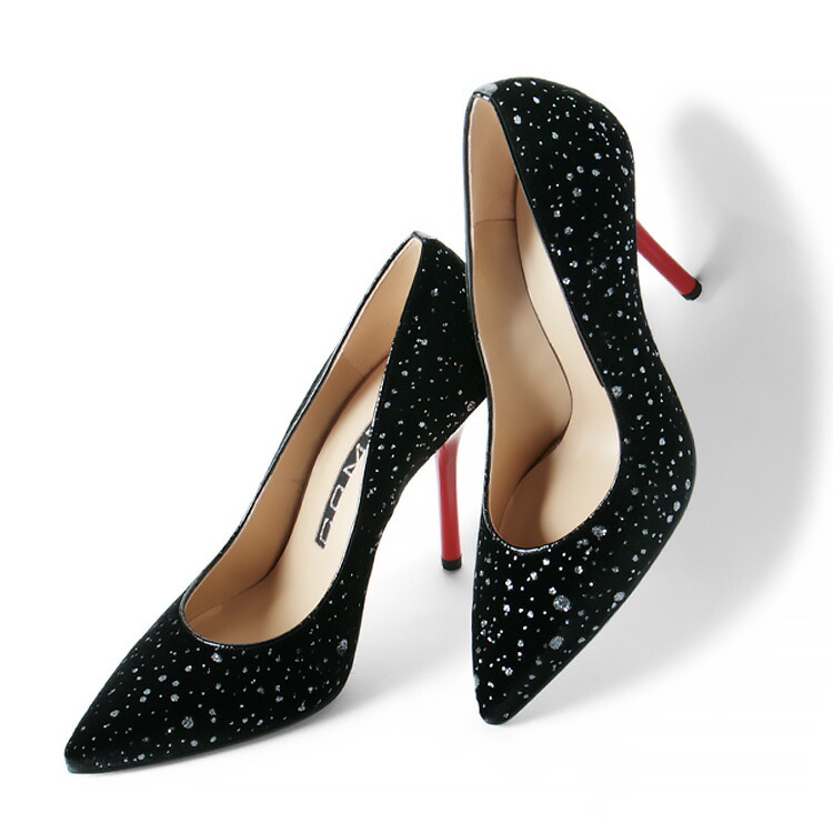 楽天市場】コメックス パンプス ハイヒール ベロア ピンヒール ポイン