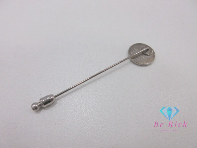 楽天市場】エルメス HERMES セリエ ピン ブローチ シルバー ロゴ