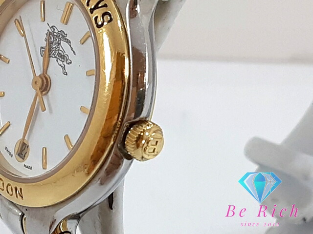 楽天市場】バーバリー BURBERRY レディース 腕時計 デイト 白 シルバー