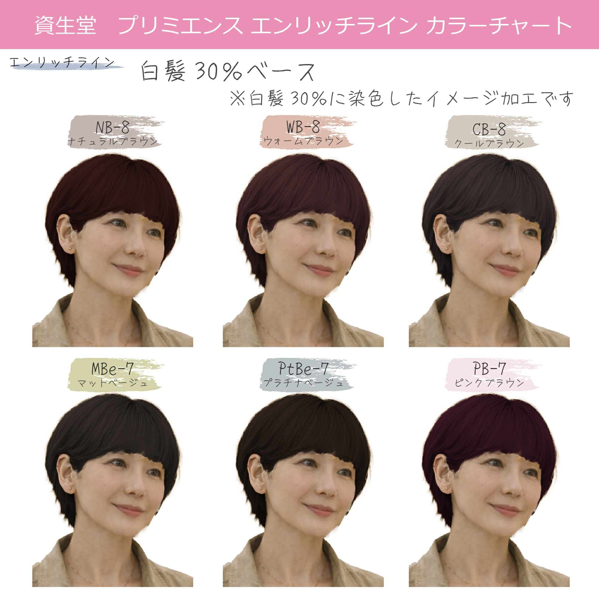 楽天市場】白髪染め 資生堂 プリミエンス エンリッチライン 80g 4本