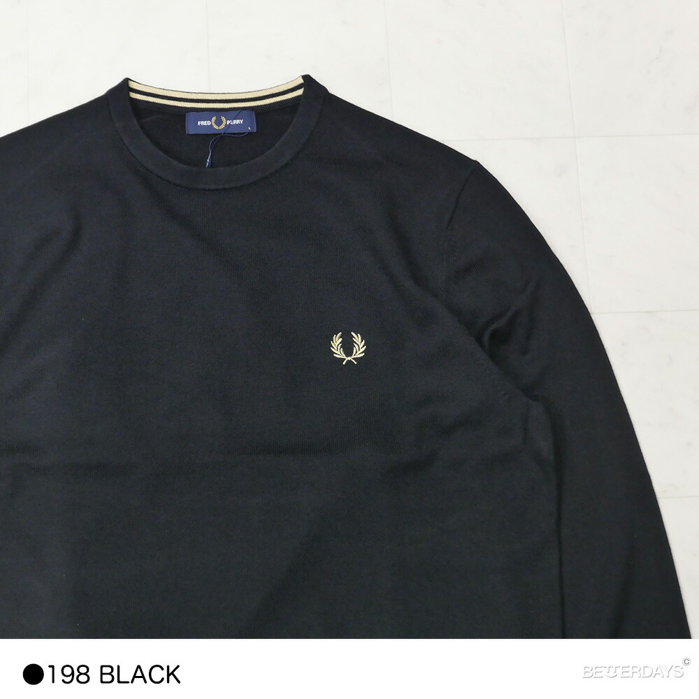 楽天市場】ニット セーター メンズ フレッドペリー クルーネックニット