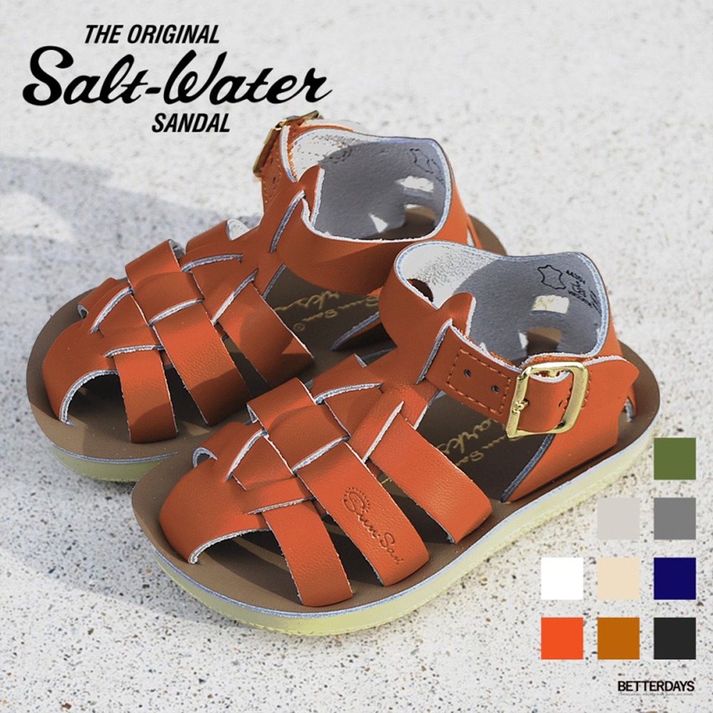 楽天市場】キッズ サンダル ソルトウォーター シャーク ベルクロテープ