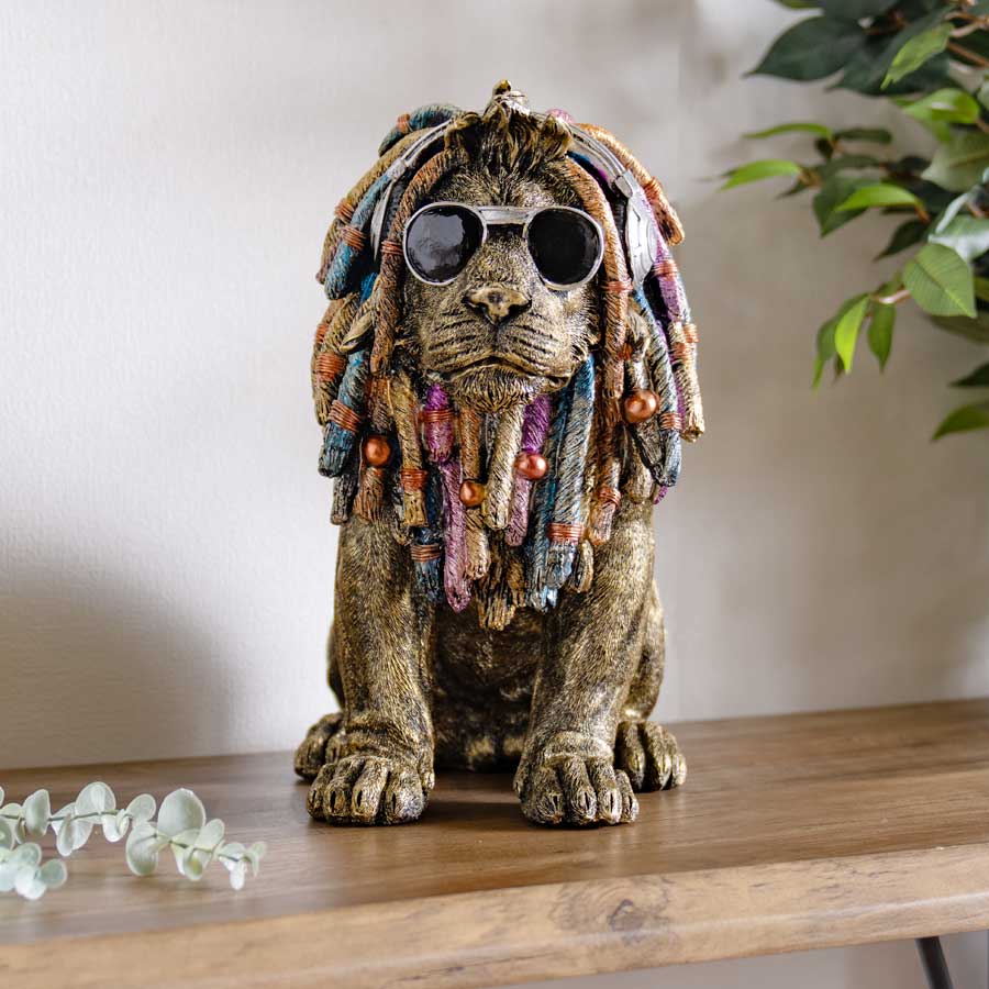 楽天市場】期間中ポイント10倍 オーナメント インテリア ライオン LION