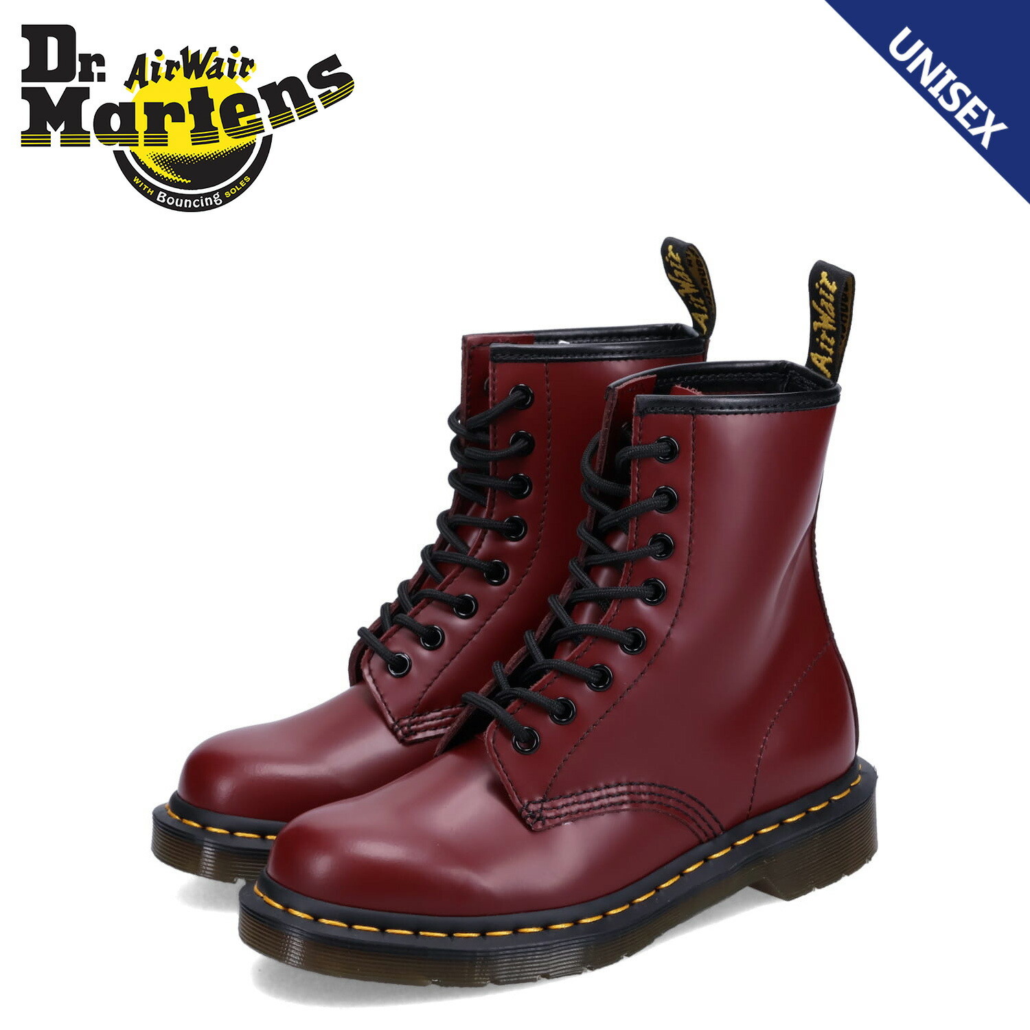 ドクターマーチン BACK TO BASIC 1460Z 8EYE BOOT Cherry Red Smooth