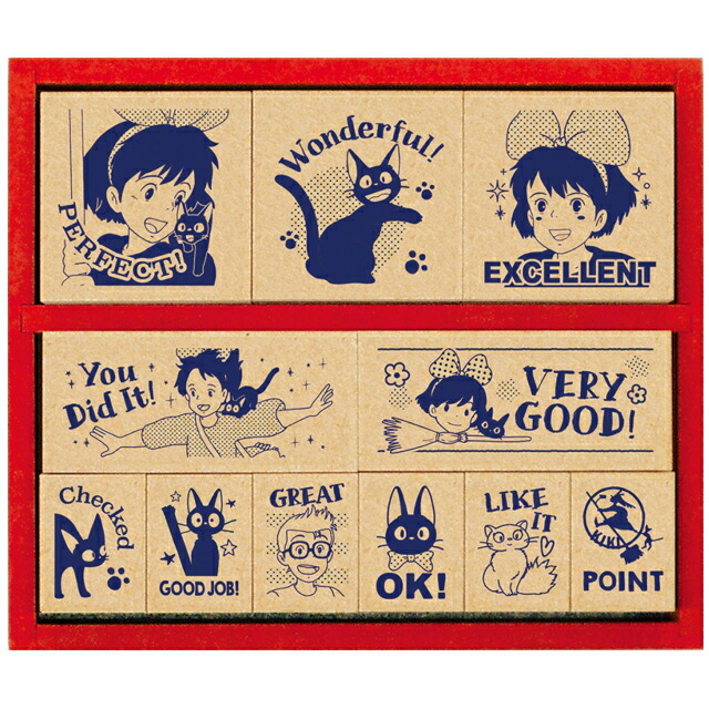 アニメージュ ジブリ展 押し重ねスタンプ 5個セット アニメージュと