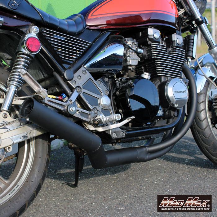 楽天市場】マッドマックス MM10-0013B 手曲げ風 ショート管マフラー