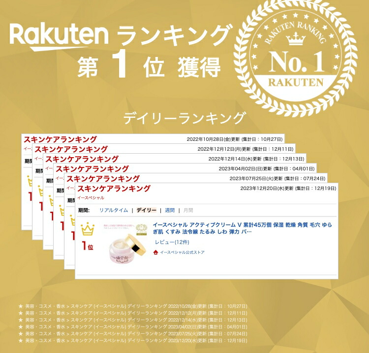 楽天市場】皮膚科医開発 イースペシャル 公式 アクティブクリーム V