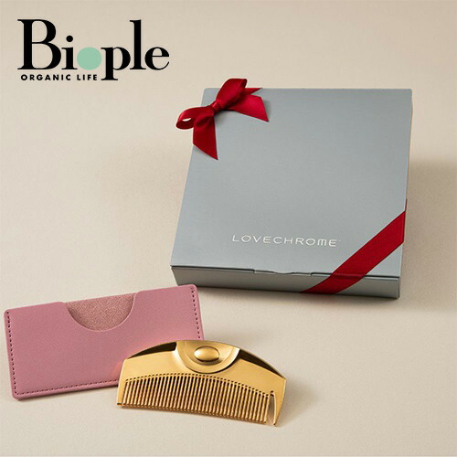 ギフトラッピング」 （R）K24GPツキ ゴールド+コームケース（ツキ