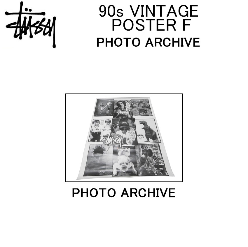 楽天市場】ステューシー ポスター STUSSY 90s VINTAGE POSTER Fアート