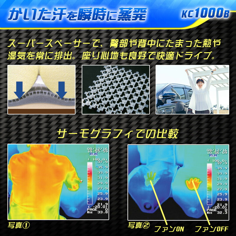 楽天市場】クールクッション 空調服 正規品【KC1000B/KC2000】【送料