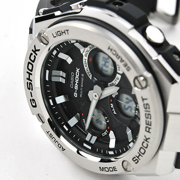 楽天市場】G-SHOCK 電波 ソーラー 電波時計 GST-W110-1AJF G-STEEL