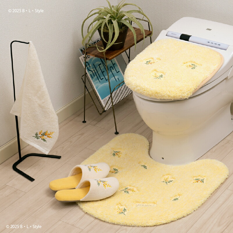 楽天市場】ハンドタオル 33×75cm「ミモザ」 イエロー 単品販売 [ SDS