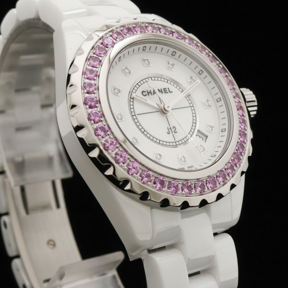 楽天市場】【ウォッチ】【新品仕上げ済】CHANEL シャネル J12 ホワイト