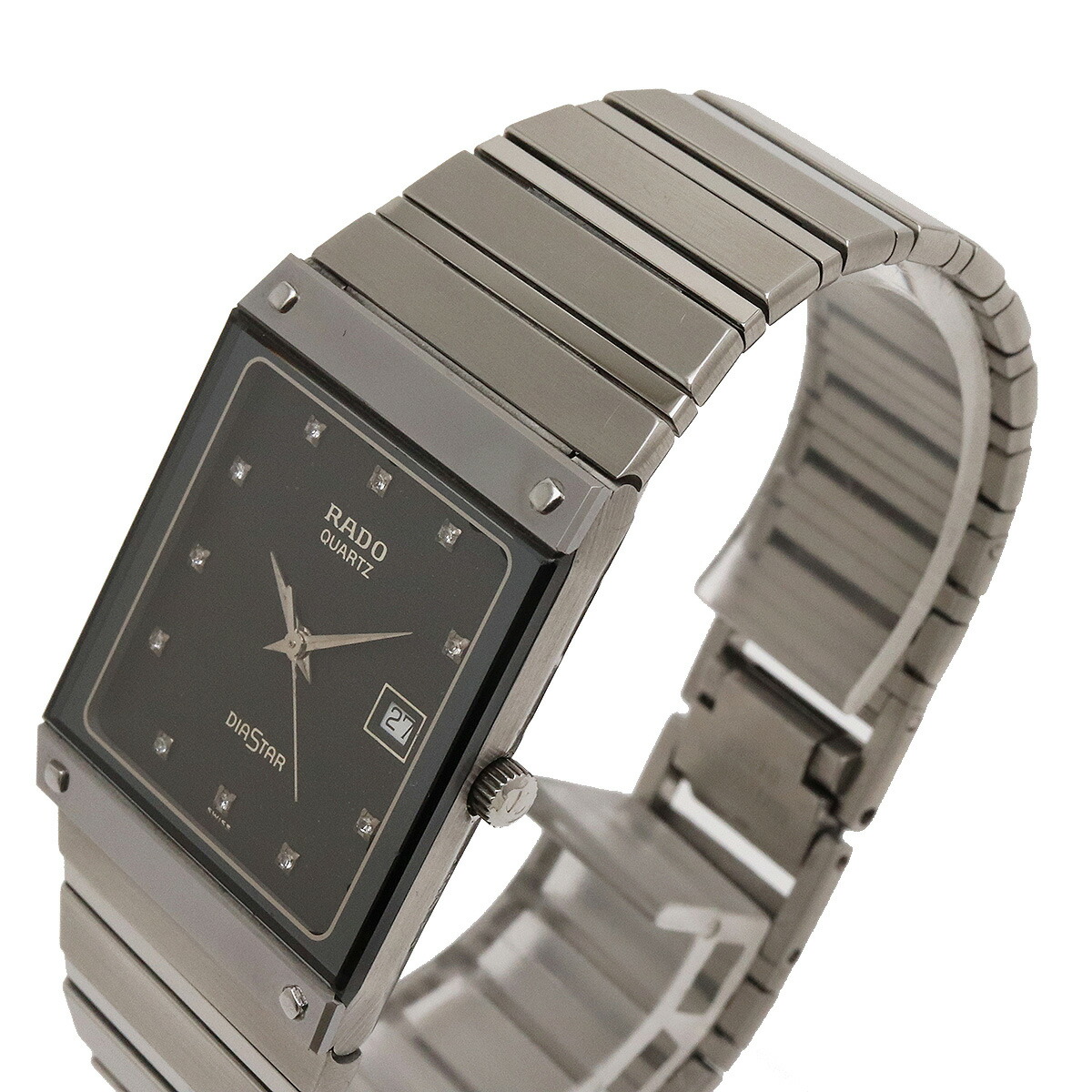 RADO ダイヤスター ピンク文字盤シルバー ラウンド 楽天市場