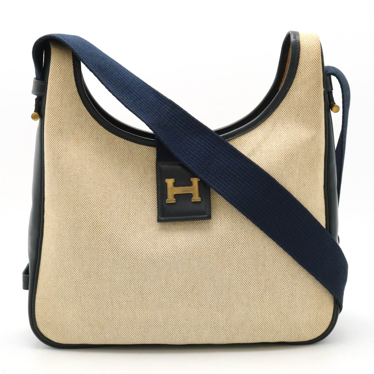 楽天市場】【バッグ】HERMES エルメス サコ Hロゴ ショルダーバッグ