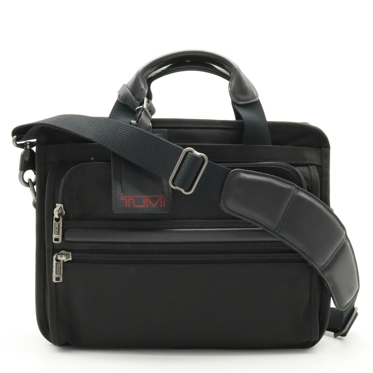 美品 トゥミ ブルックス スリム ブリーフ 2way ビジネスバッグ ベルト