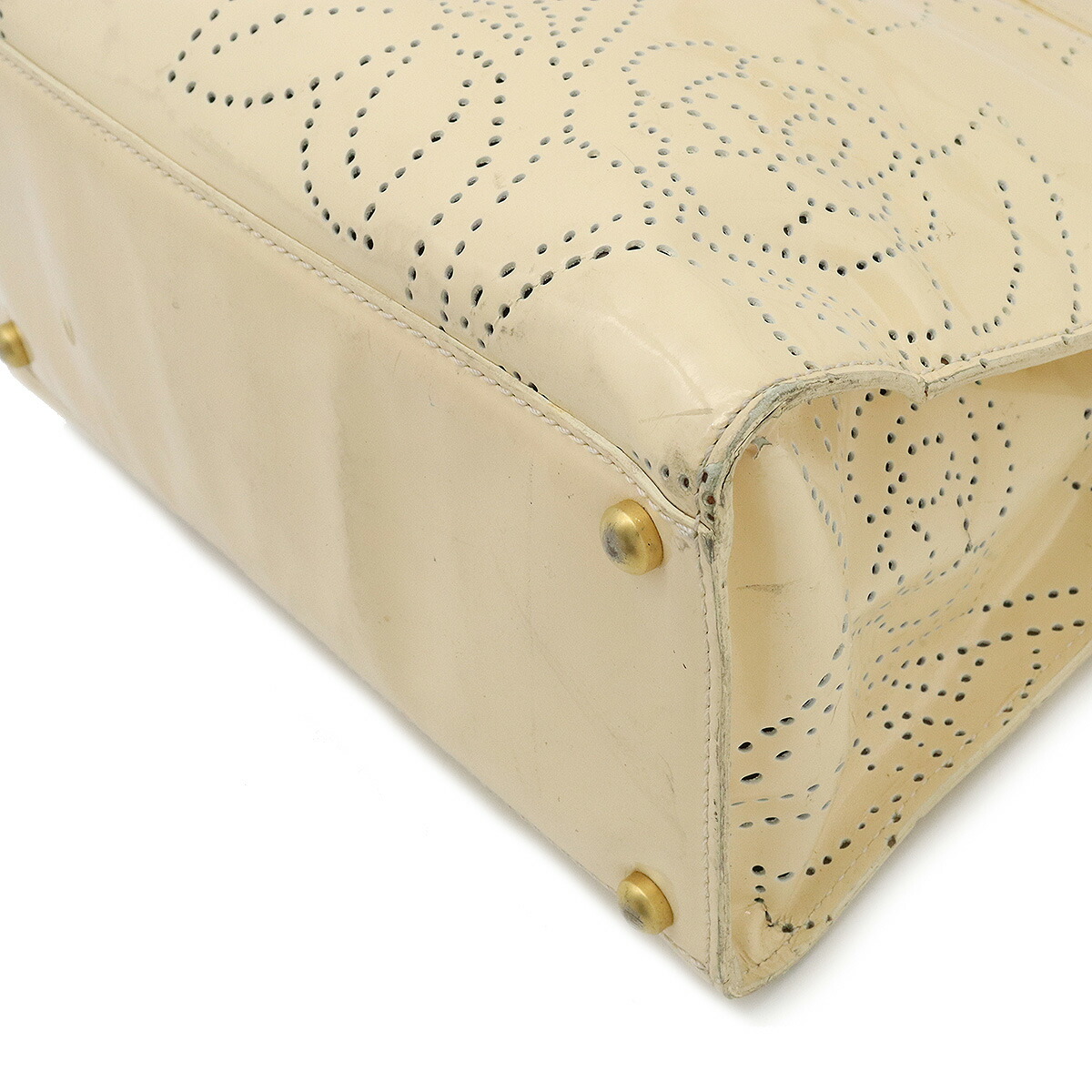 楽天市場】【バッグ】CHANEL シャネル ココマーク カメリア パンチング