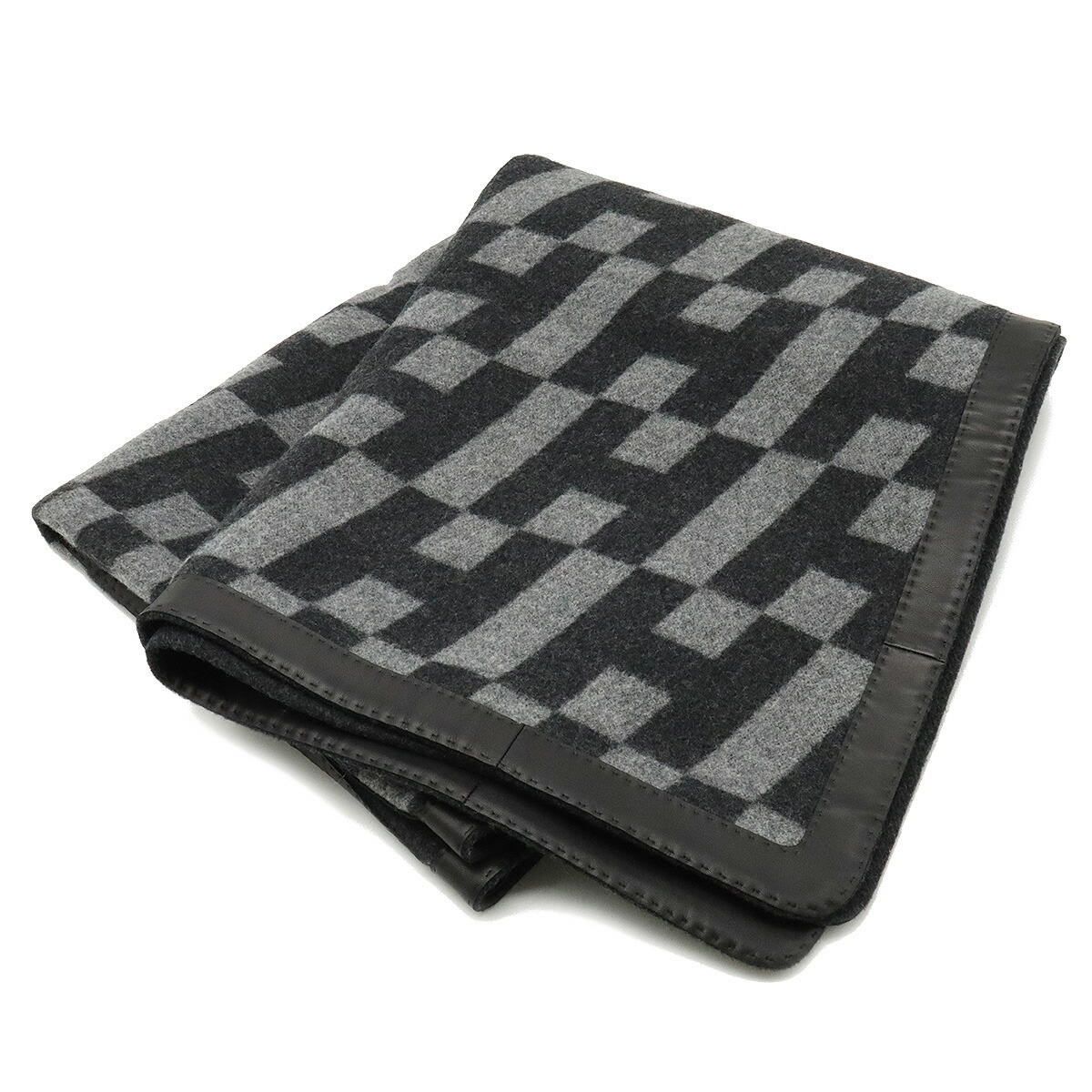 楽天市場】HERMES エルメス Hロゴ ブランケット ひざ掛け ウール88