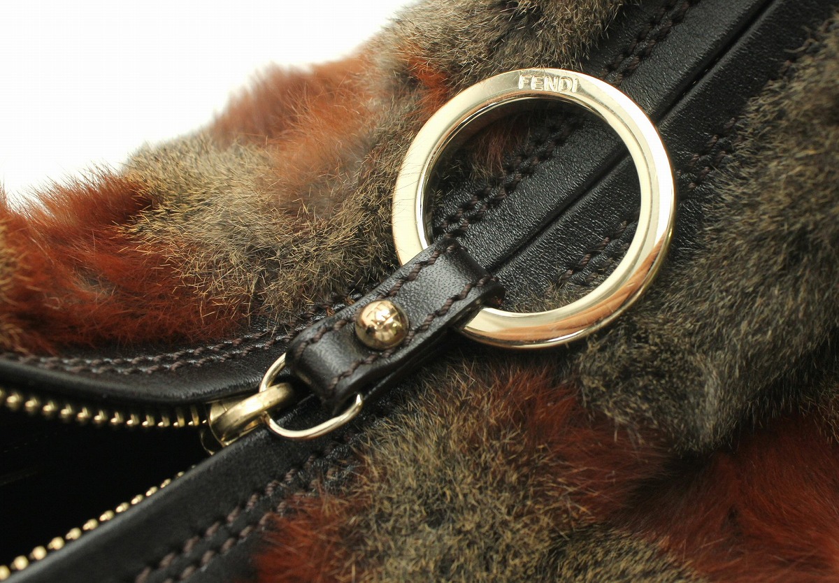 楽天市場】【バッグ】FENDI フェンディ ファー ラビット ショルダー