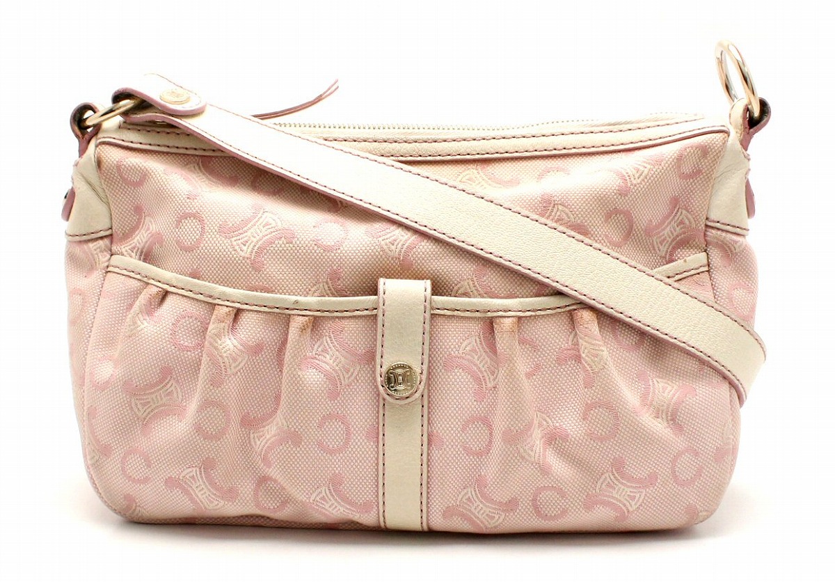 楽天市場】【バッグ】CELINE セリーヌ マカダム柄 ショルダーバッグ