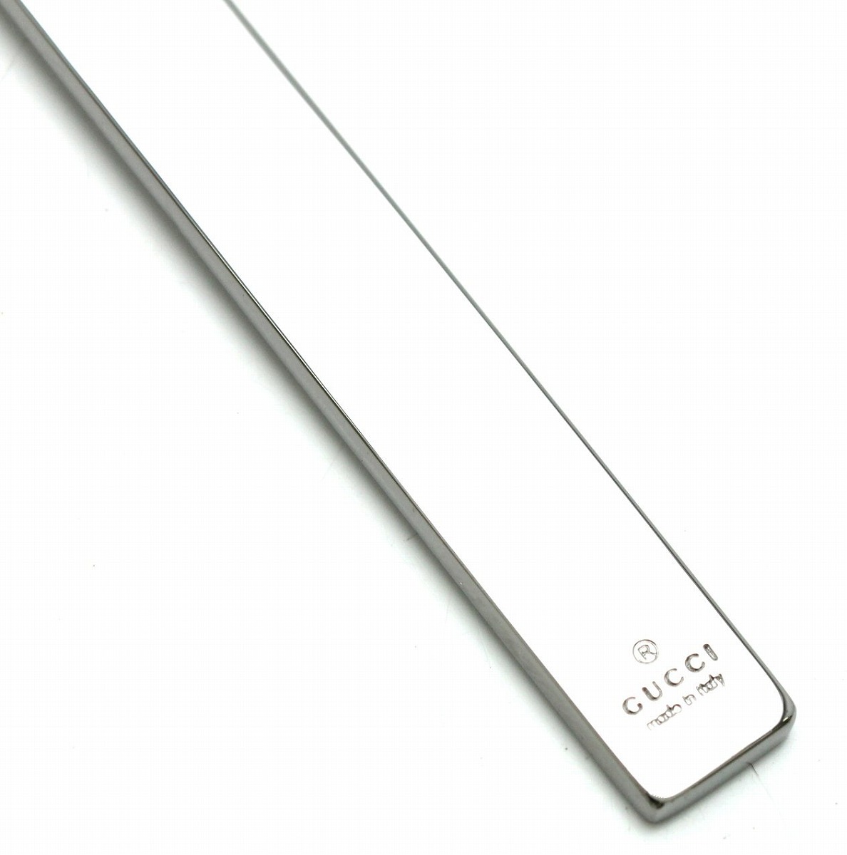 楽天市場】【新品未使用品】GUCCI グッチ ロゴプレート ストラップ