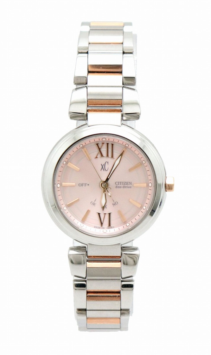 稼動品】腕時計 CITIZEN xC ピンクシルバー 電波ソーラー 【公式通販】