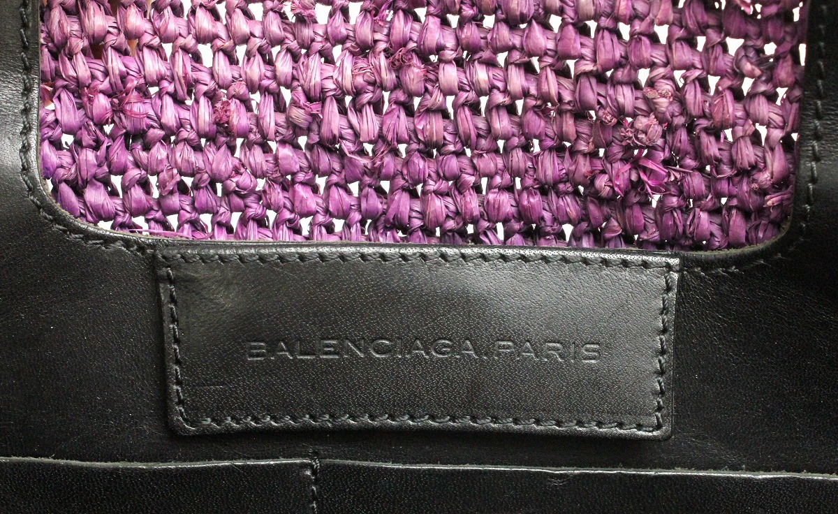 楽天市場】【バッグ】BALENCIAGA バレンシアガ ストローバッグ かご