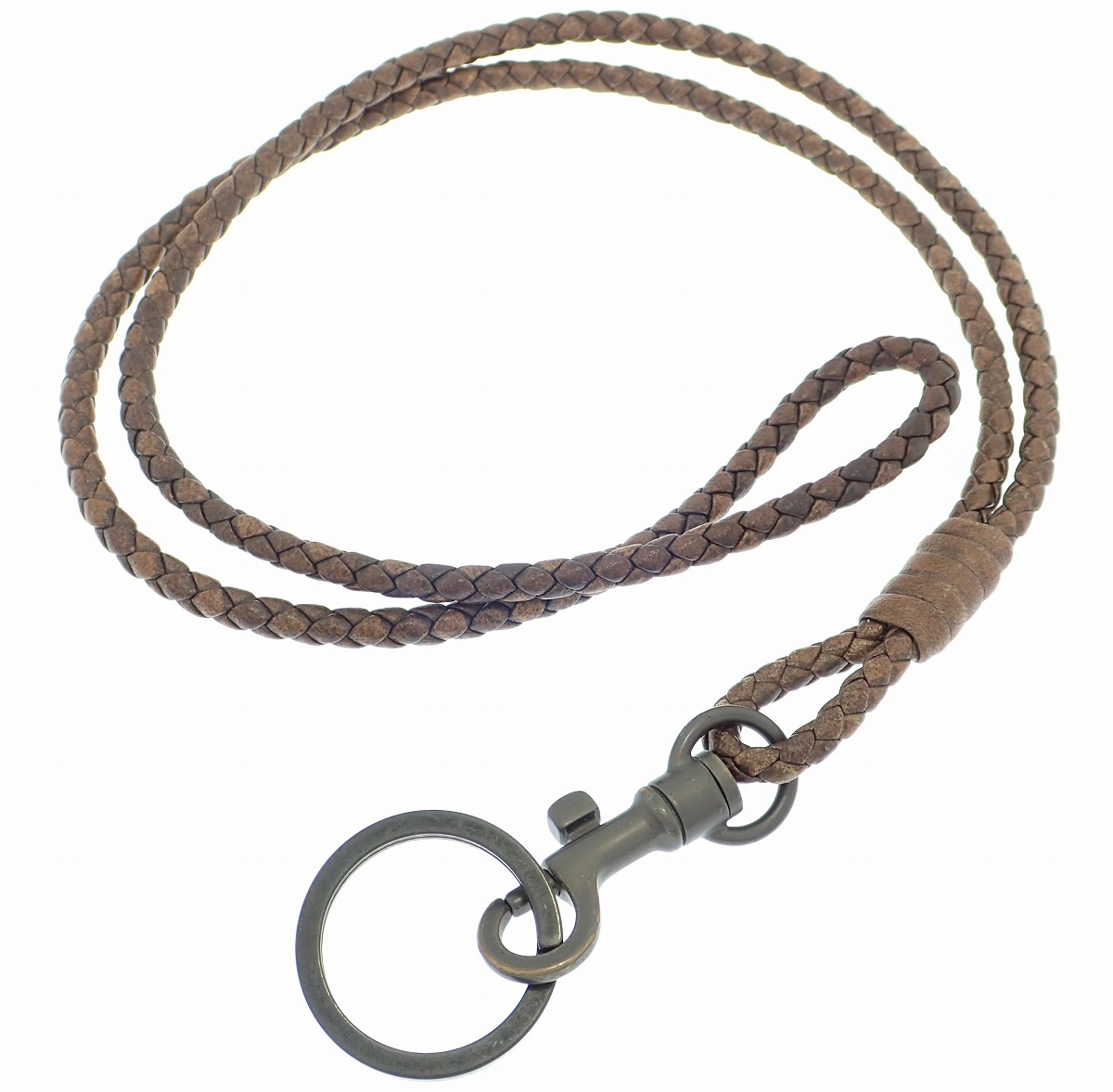 BOTTEGA VENETA ボッテガヴェネタ ロング ネックストラップブラウン