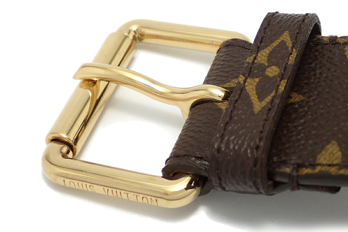 楽天市場】LOUIS VUITTON ルイ ヴィトン モノグラム ベルト サン