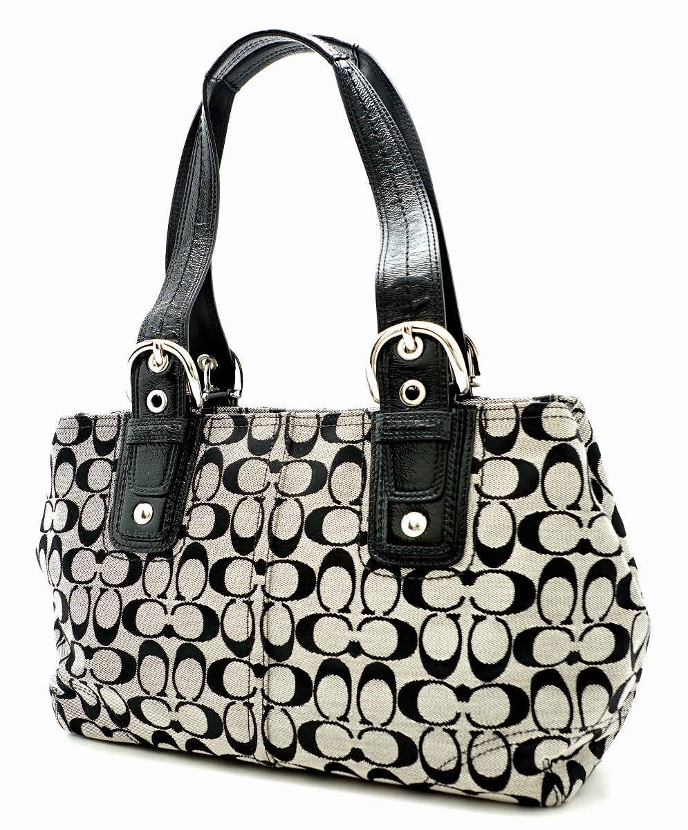 楽天市場】【バッグ】COACH コーチ シグネチャー ソーホー トート