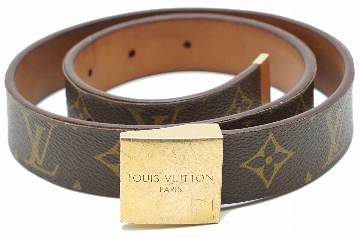 楽天市場】LOUIS VUITTON ルイ ヴィトン モノグラム サンチュール