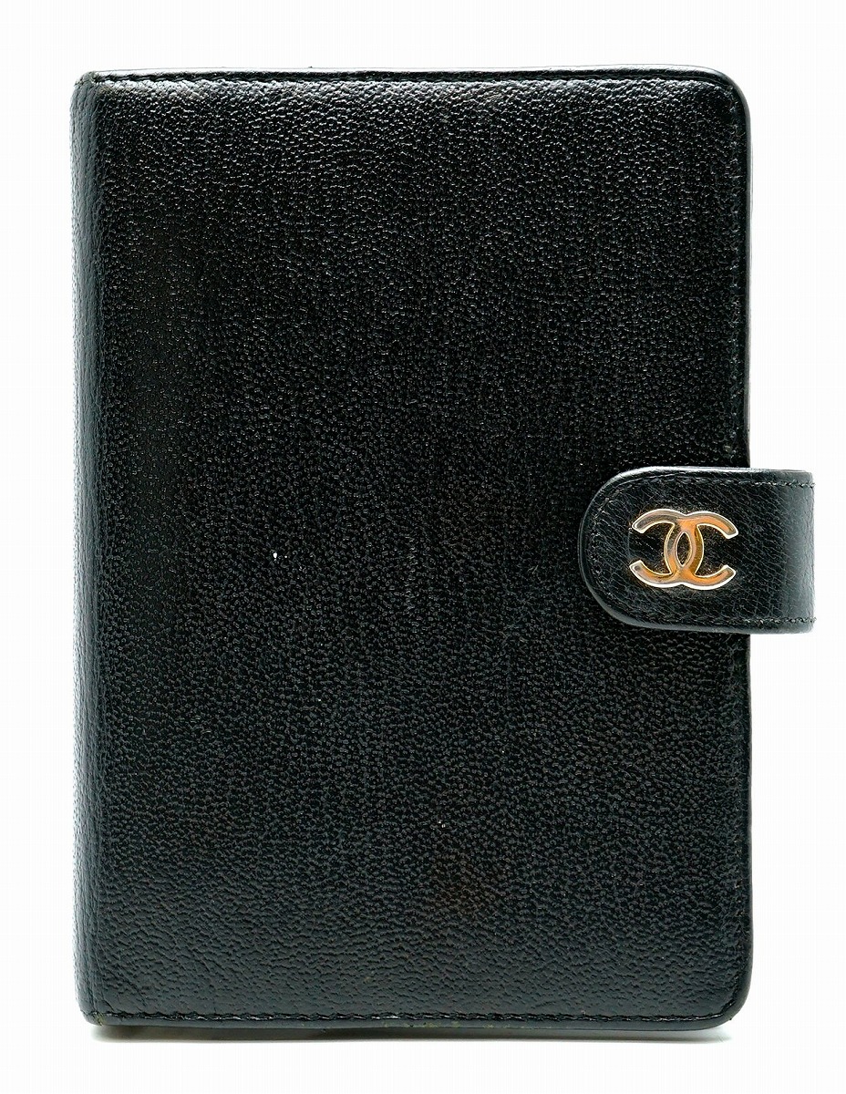 楽天市場】CHANEL シャネル ココマーク 手帳カバー 6穴式 システム手帳