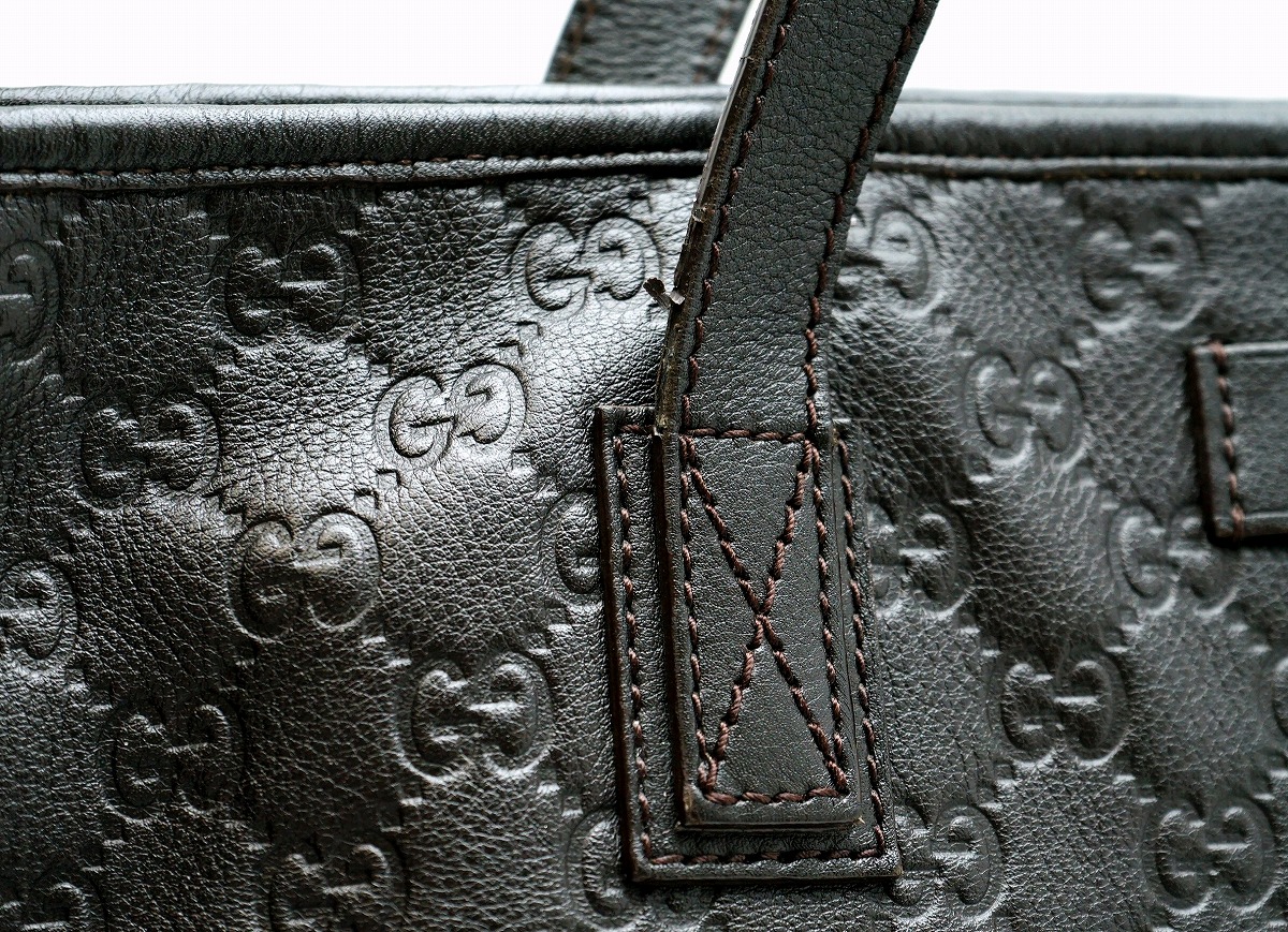 楽天市場】【バッグ】GUCCI グッチ グッチシマ レザー トートバッグ