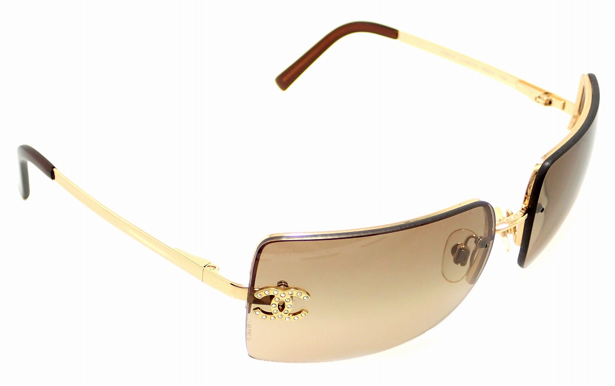 楽天市場】CHANEL シャネル サングラス ココマーク ラインストーン