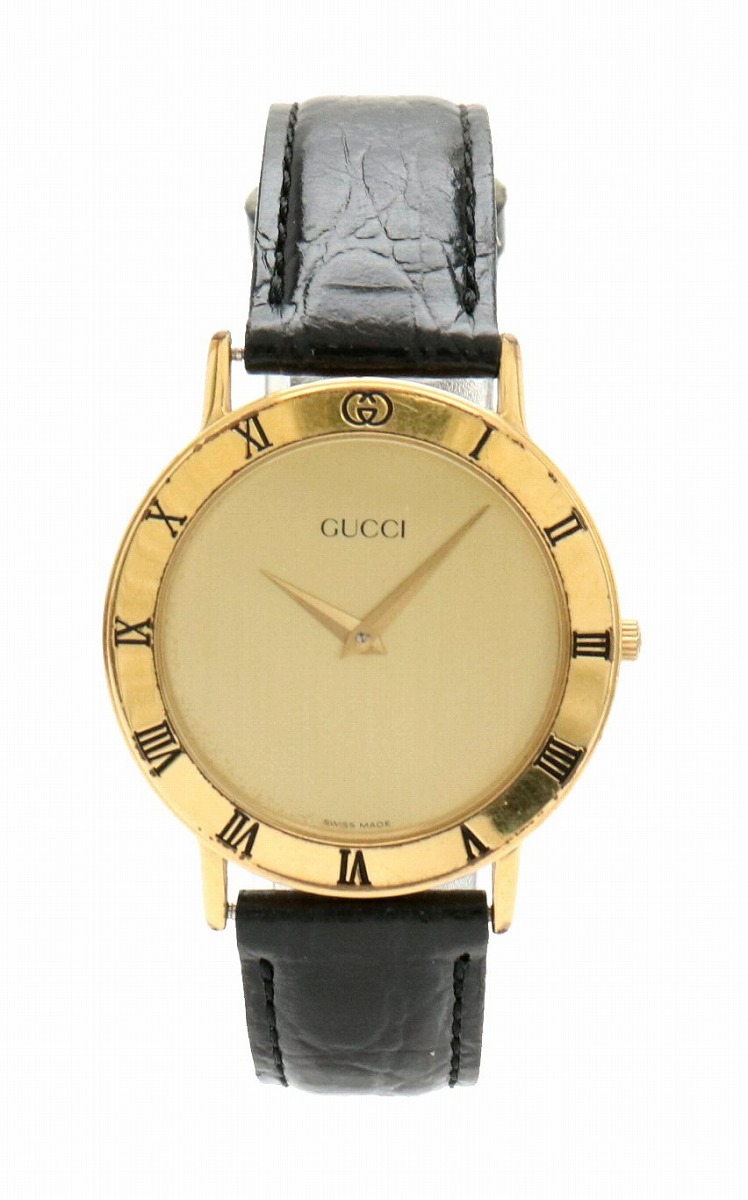 楽天市場】【ウォッチ】GUCCI グッチ ゴールド文字盤 GP ゴールド