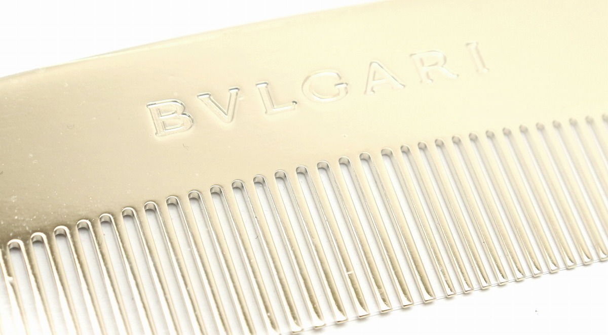楽天市場】【新品未使用品】BVLGARI ブルガリ ロゴ コーム 櫛 くし
